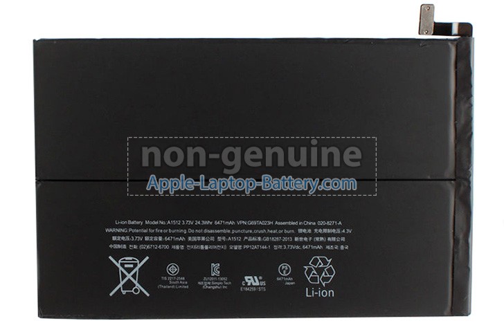 Battery for Apple ME820 laptop