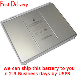 60WH replacement Apple 15.4 inch 2.0GHZ (Matt or Glossy WideScreen display) battery