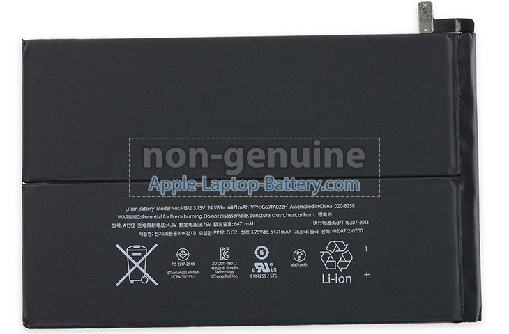 Battery for Apple MGQ12 laptop