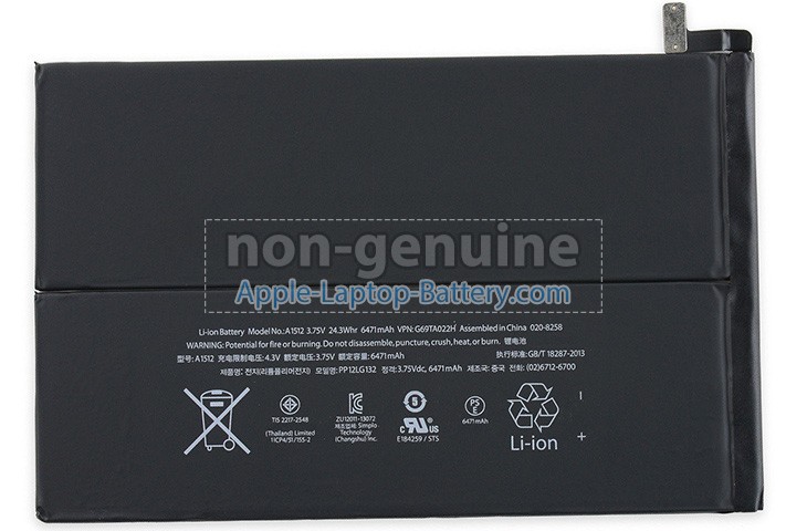 Battery for Apple MGNV2 laptop