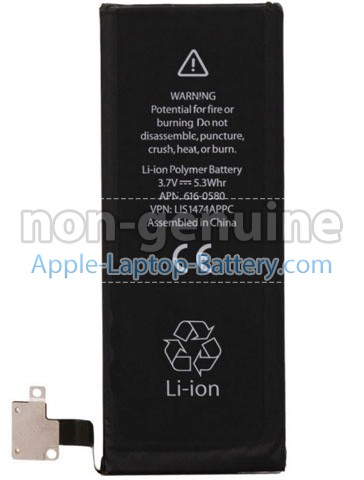 Battery for Apple 616-0580 laptop