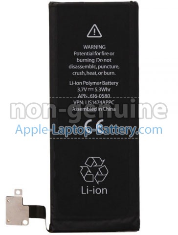 Battery for Apple 616-0582 laptop