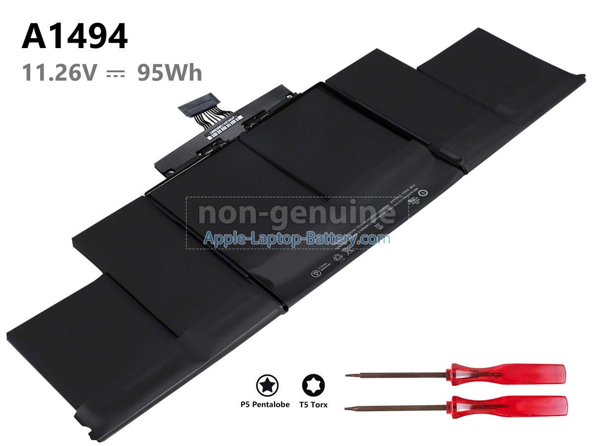 replacement Apple MacBook Pro 15.4 inch Retina ME874LL/A battery