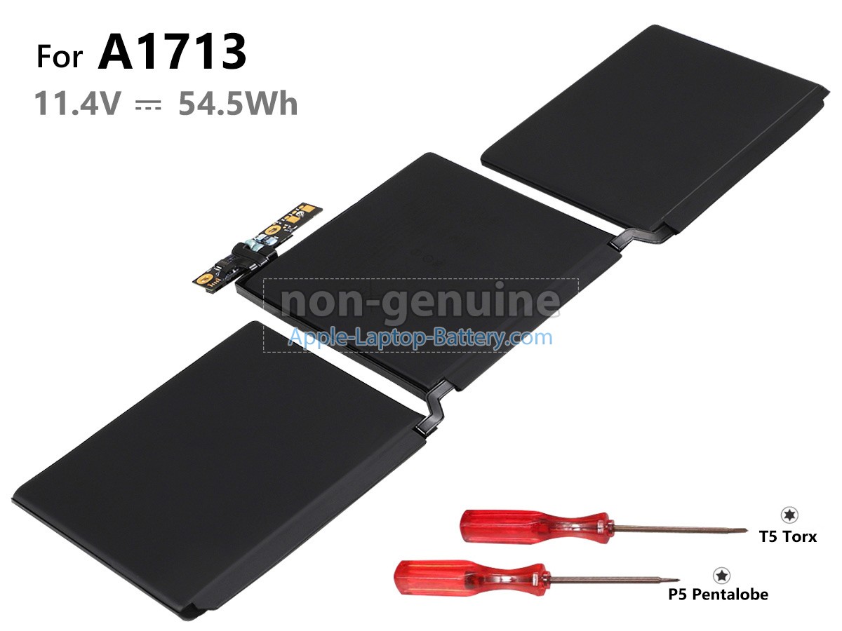 replacement Apple MacBook Pro 13.3 inch Retina A1708(EMC 3164) battery